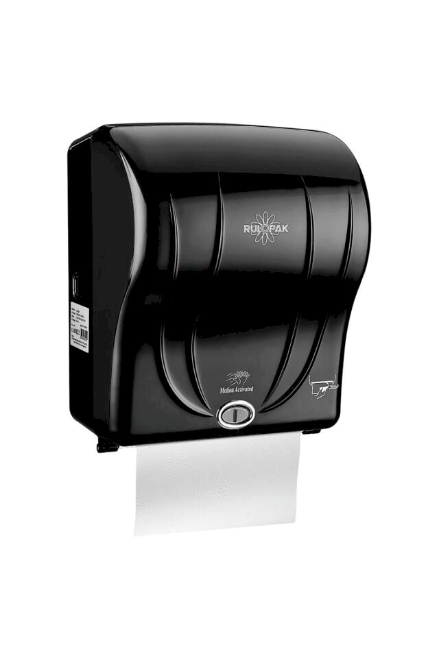 Sensörlü Kağıt Havlu Dispenseri 21 Cm Siyah