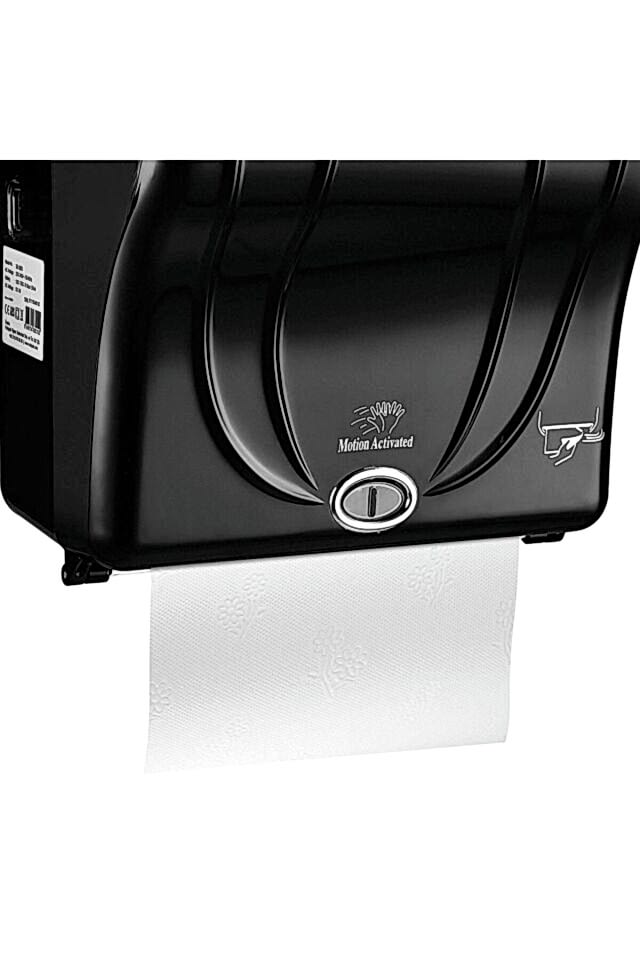 Sensörlü Kağıt Havlu Dispenseri 21 Cm Siyah