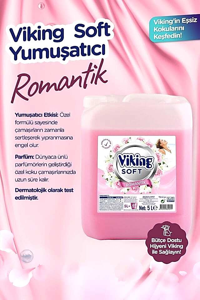 Çamaşır Yumuşatıcısı Romantik 5 Litre 1 Adet