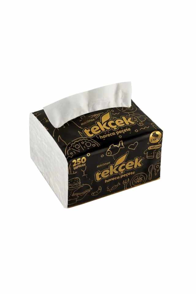 Tekçek Horeca Masa Üstü Dispenser Peçete 11.5 x 19 cm 250 Yaprak - 24 Adet (300402)