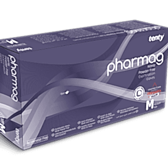 TENTY PHARMAG (YABAN MERSİNİ MAVİSİ) NİTRİL PUDRASIZ ELDİVEN M